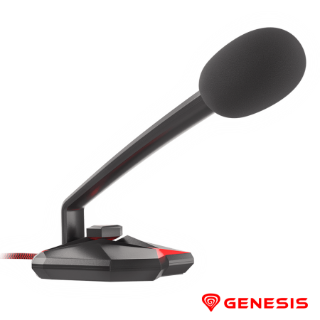 Microfone Condensador P/ Pc Gaming Radium 200 Genesis