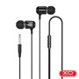 Auscultadores Stereo c/ Microfone Jack 3.5Mm Preto XO