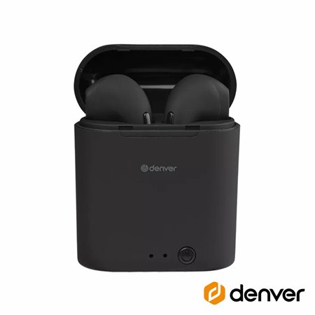 Auriculares Bluetooth 5.0 c/ Mic dock Carregamento Denver