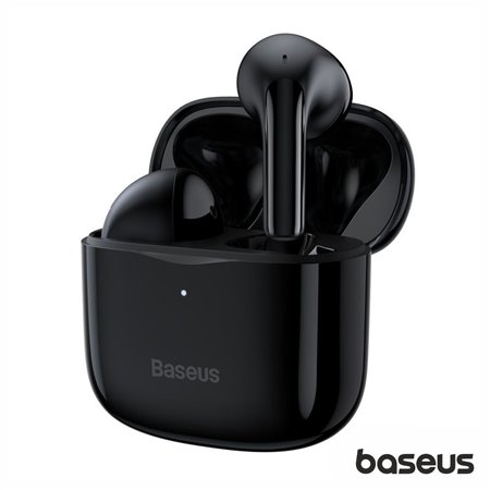 Auriculares Earbuds TWS Bluetooth IP64 Preto Bowie E3 Baseus