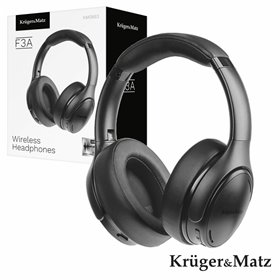 Auscultadores Bluetooth s/ Fios c/ Mic Anc F3A Krugermatz