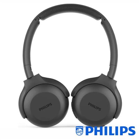 Auscultadores Bluetooth s/ Fios Preto Mic PhilIPs