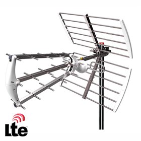 Antena TDT Exterior UHF 29 Elementos 15Db Filtro LTE 5G