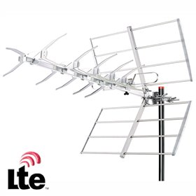 Antena TDT Exterior UHF 23 Elementos 14Db Filtro LTE 5G