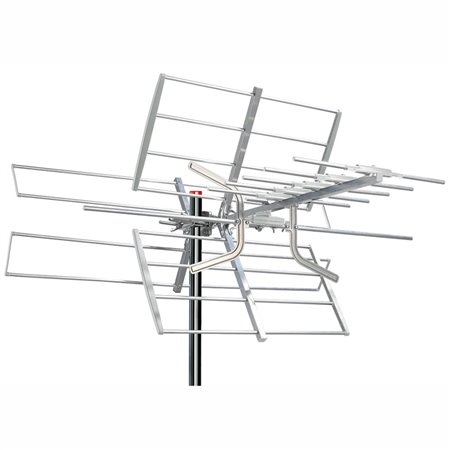 Antena TDT Exterior VHF/UHF 20 Elementos 15Db Filtro LTE 5G