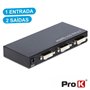 Distribuidor DVI-I Amplificado 1 Entrada 2 Saídas Prok