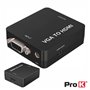 Conversor VGA + Jack 3.5Mm p/ HDMI Fêmea Prok