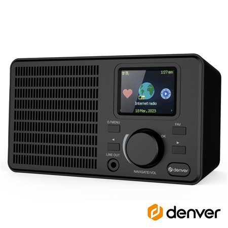 Rádio Wifi FM/AUX/BT 20W Denver