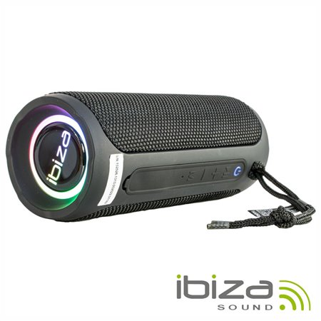 Coluna Bluetooth Portátil 20W USB/SD/AUX TWS Ibiza