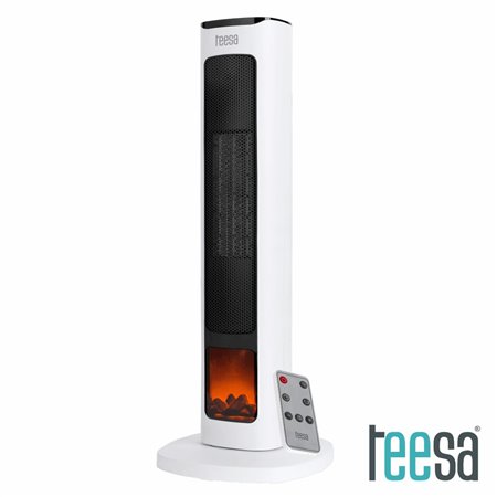 Aquecedor Termoventilador Torre 1000/2000W c/ Comando Teesa