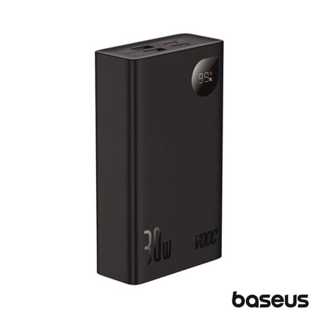 Powerbank 20000Mah Pd Qc 30W Preto Adaman2 Baseus