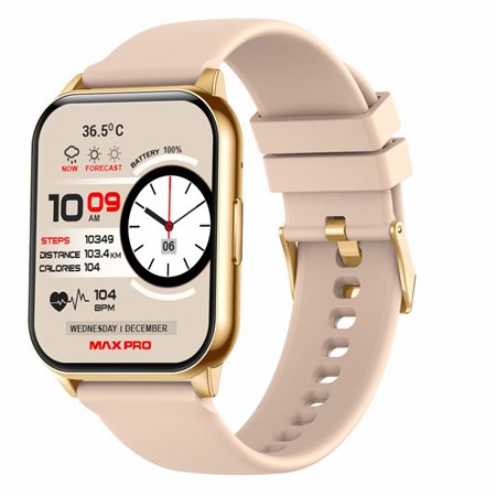 Smartwatch 1.96" IP67 p/ Android Ios Rose Gold