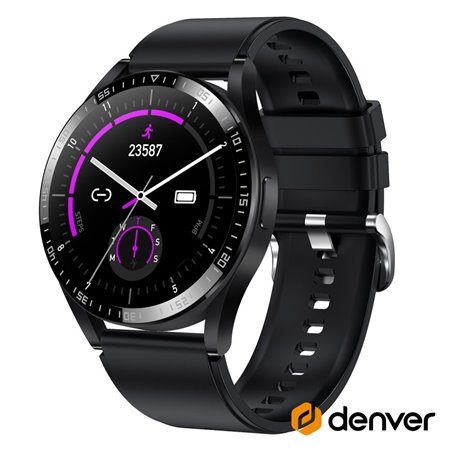 Smartwatch p/ Android Ios Preto Denver