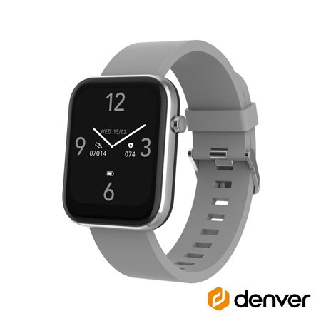 Smartwatch p/ Android Ios Cinza Denver