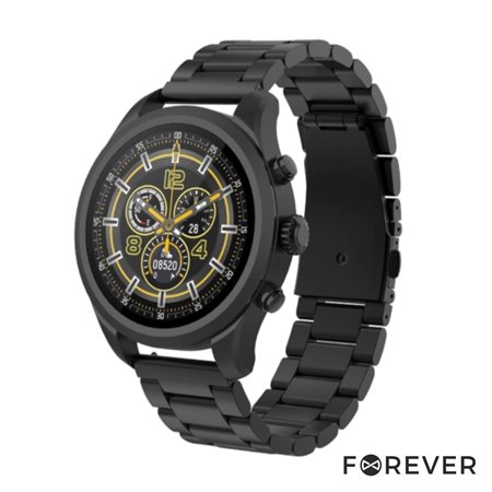 Smartwatch p/ Android Ios Verfi AmoLED Preto Forever