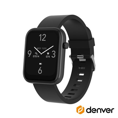 Smartwatch p/ Android Ios Preto Denver