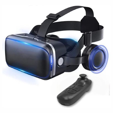 Óculos de Realidade Virtual 3D c/ Comando p/ Smartphone