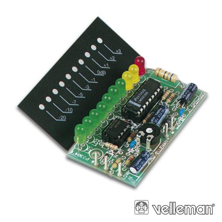 Kit Medidor Vu 1X10 LEDS Mono Velleman