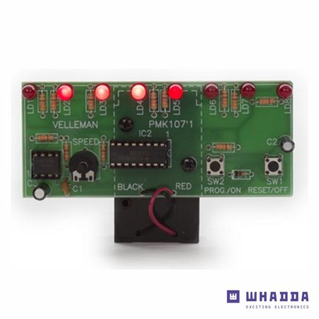 Kit Placa de LEDS Programados c/ Efeitos Whadda