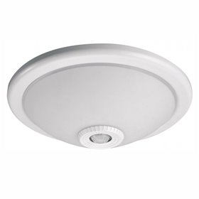 Aplique LED Redondo 2X40W 300Mm c/ Sensor Movimentos Pir