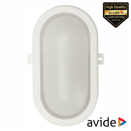 Painel LED Oval Aplique 12W IP54 1200Lm 4000K Avide