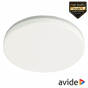 Aplique LED Redondo 24W 280Mm 4000K 2400Lm c/ Sensor IP54