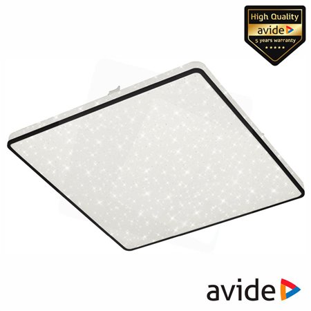 Painel LED Quadrado Aplique 48W 420Mm Tri-White 3600Lm Avide