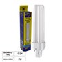 Lâmpada G24 18W100W 230V Eco 1200Lm 6400K