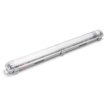 Armadura T8 c/ Lâmpada LED Tubular 9W 60cm 4000K IP65