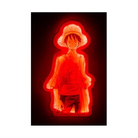 Mural de lâmpada neon teknofun madcow entretenimento one piece luffy 30 cm Mural de lâmpada neon teknofun madcow entretenimento one piece luffy 30 cm