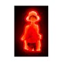 Mural de lâmpada neon teknofun madcow entretenimento one piece luffy 30 cm