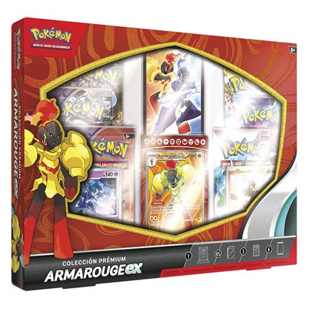 Jogo de cartas Pokémon tcg ex coleção premium armarouge espanhol