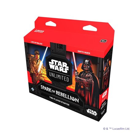 Star Wars Unlimited Spark of Rebellion Card Game Starter Pack 2 jogadores (espanhol)