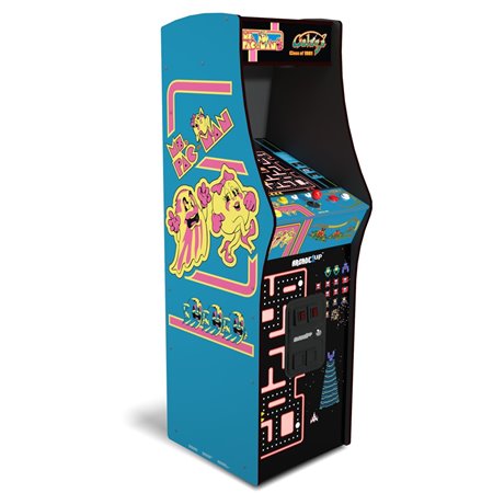 Máquina de arcade arcade1up ms. pac - man vs galaga classe de 81 deluxe