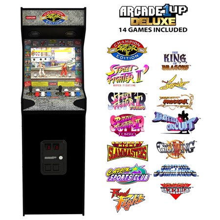 Máquina de arcade arcade1up street fighter deluxe arcade