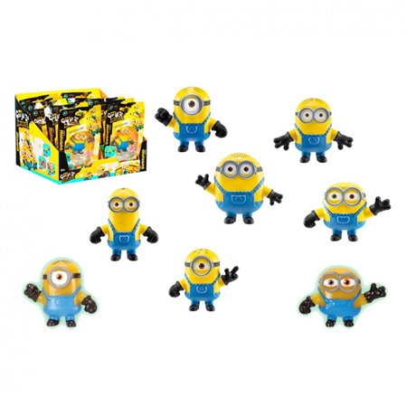 Mini goo jit zu minions figuras 1 unidade aleatória