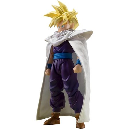 Figura tamashii nações sh figuarts dragon ball z super saiyan son gohan o guerreiro que superou goku