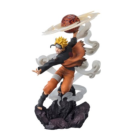 Figura tamashii nações figuarts zero batalha extra naruto shippuden naruto uzumaki sage art lava release rasenshuriken