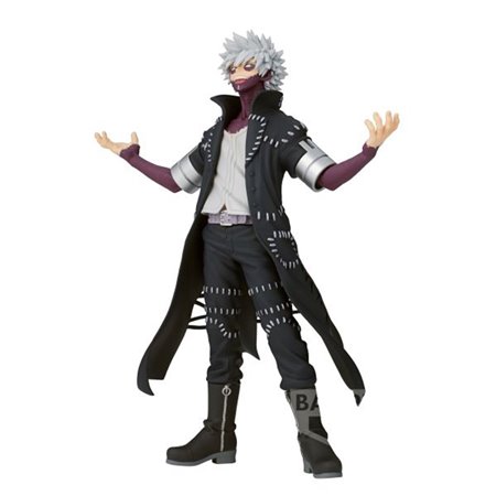 Banpresto figura meu herói academia os vilões do mal dx dabi 20cm