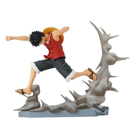 Banpresto peça única senkozekkei monkey.d.luffy figura 8cm