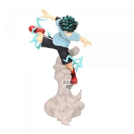 Banpresto figura meu herói academia combinação batalha izuku midoriya 11cm