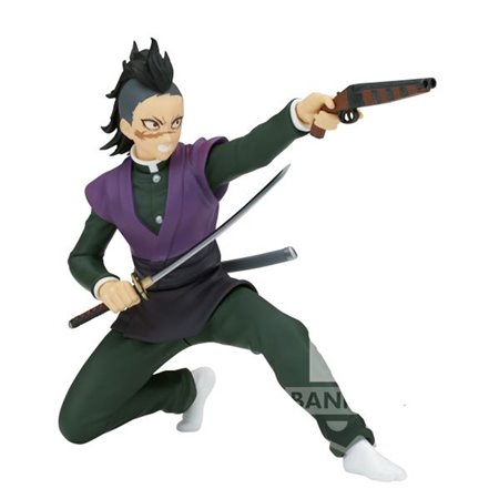 Banpresto demon slayer kimetsu no yaiba vibração estrelas genya shinazugawa figura 12cm