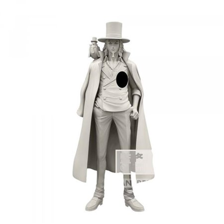 Banpresto figura dxf de uma peça da série grandline extra rob lucci 17cm