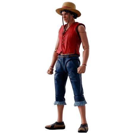 Figura tamashii nações sh figuarts one piece monkey d luffy netflix