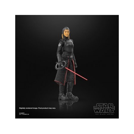 Hasbro star wars a figura do inquisidor da série negra