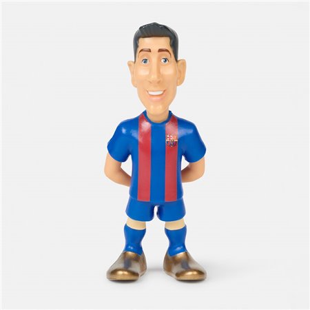 Figura de futebol Minix fcb lewandowski 7 cm