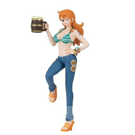 Banpresto figura de uma peça é um banquete!! nami 16cm