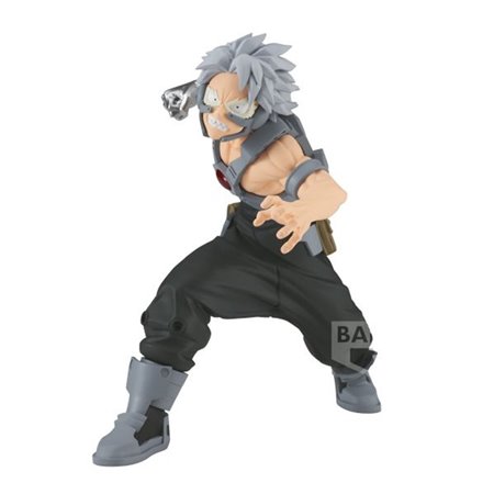 Banpresto figura meu herói academia os incríveis heróis tetsutetsu tetsutetsu aço real vol.34 13cm