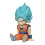 Plastoy cofrinho figura dragon ball super saiyan azul filho goku