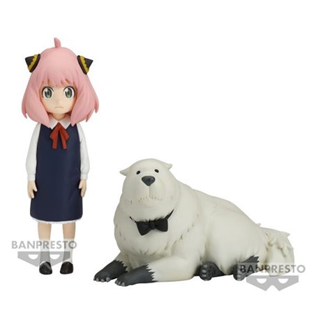 Banpresto espião x família foto de família anya forger e bond forger figura 11cm